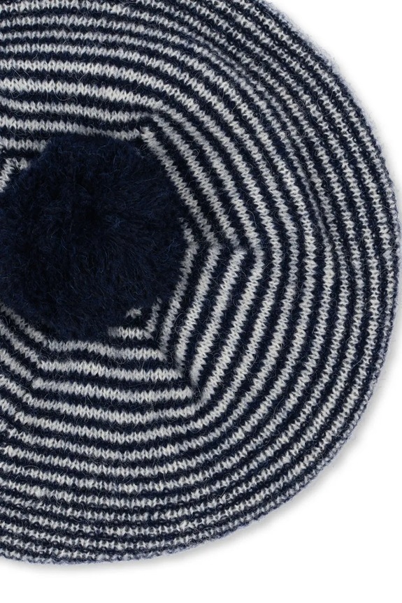 Dječja beretka Konges Sløjd BERLE KNIT BERET KS103716.9BYA mornarsko plava AW25