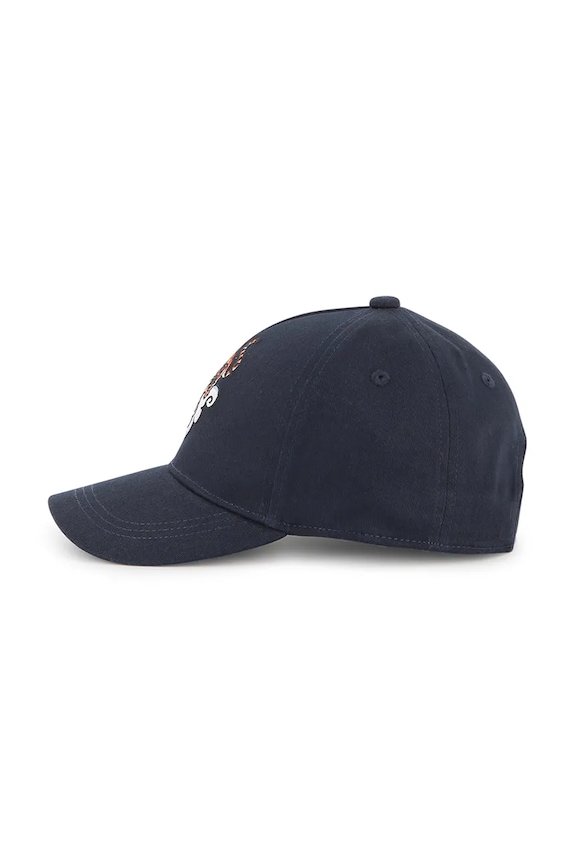 Detská bavlnená šiltovka Kenzo Kids K61218.54.56 tmavomodrá
