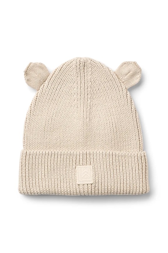 Liewood czapka bawełniana dziecięca Gina Beanie bawełna beżowy LW20105.9BYA