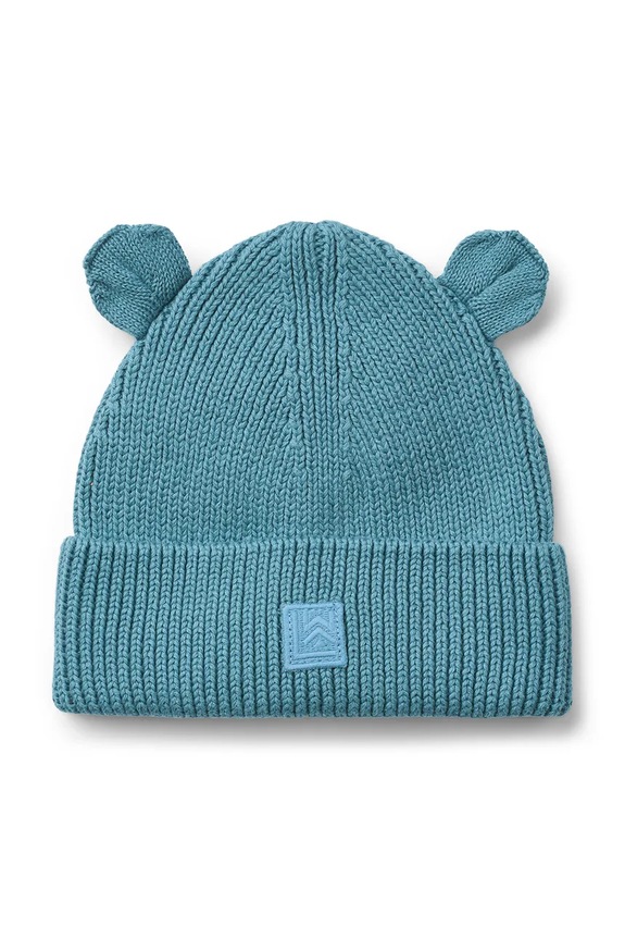 Liewood czapka bawełniana dziecięca Gina Beanie bawełna turkusowy LW20105.9BYA
