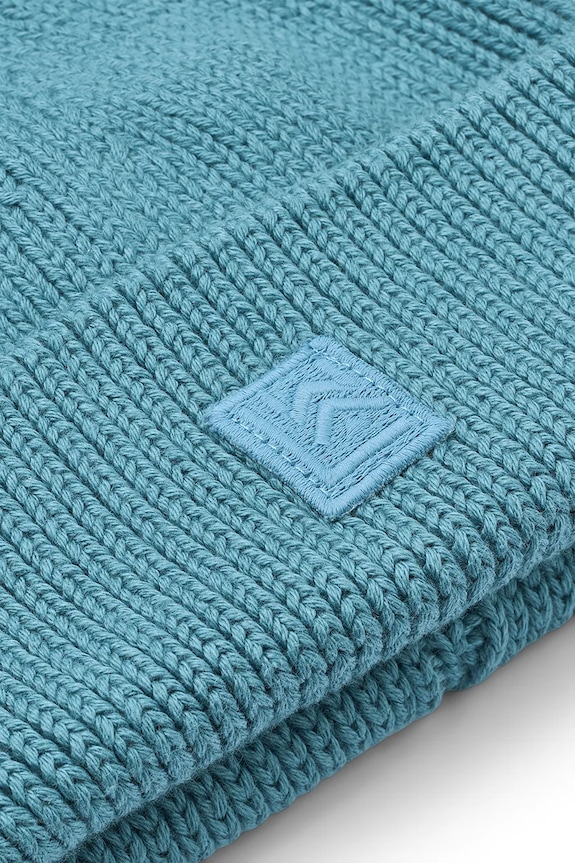 Liewood czapka bawełniana dziecięca Gina Beanie LW20105.9BYA turkusowy AW25