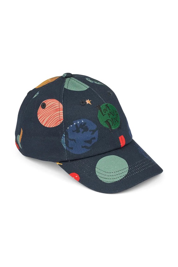 Liewood cappello con visiera in cotone bambini Danny Cap blu navy LW20389.9BYA