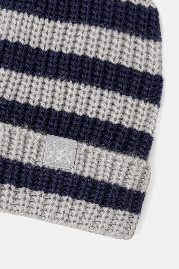 Παιδικός σκούφος United Colors of Benetton 1370HA00C.P.seasonal γκρί AW25