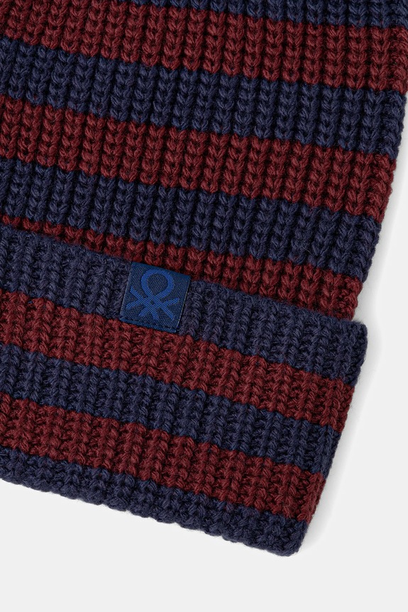 Παιδικός σκούφος United Colors of Benetton 1370QA015.G.seasonal σκούρο μπλε AW25