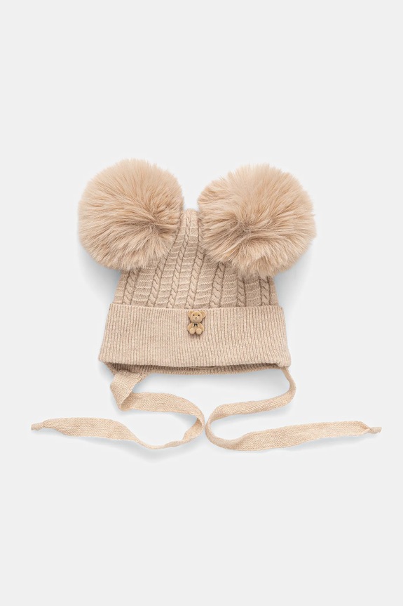 Jamiks gyerek sapka gyapjúkeverékből vékony bézs MORTIS.m.IIA.N.JZI069.K