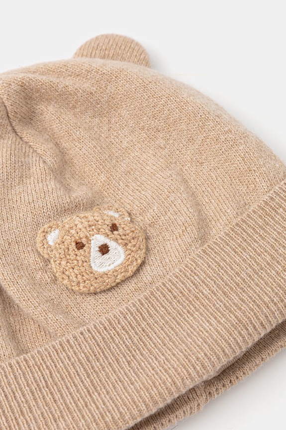 Detská vlnená čiapka Jamiks RIPON RIPON.Nakr.glo.JZI136.K béžová AW25