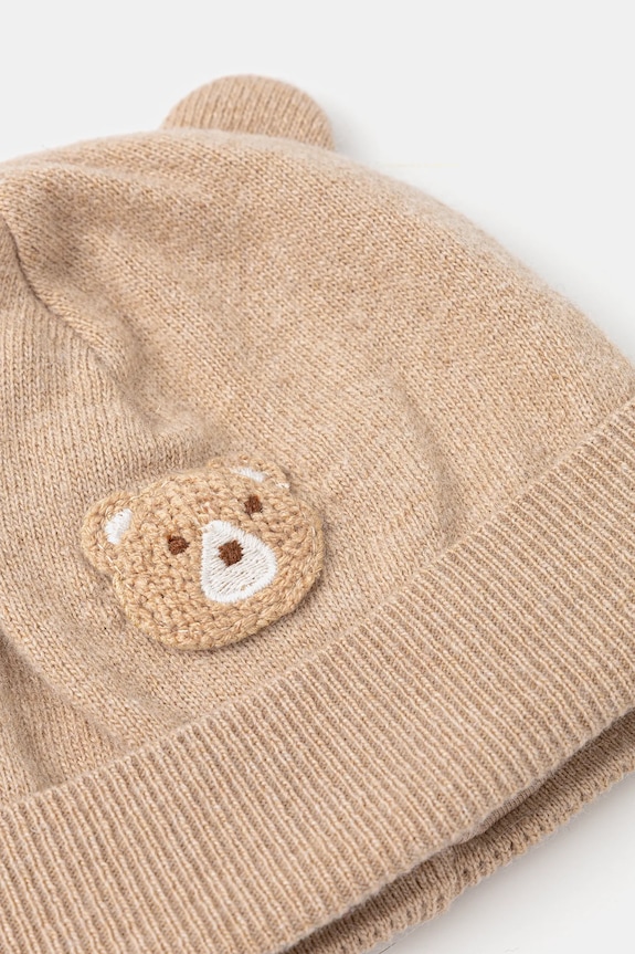 Detská vlnená čiapka Jamiks RIPON RIPON.Nakr.glo.JZI136.K béžová AW25