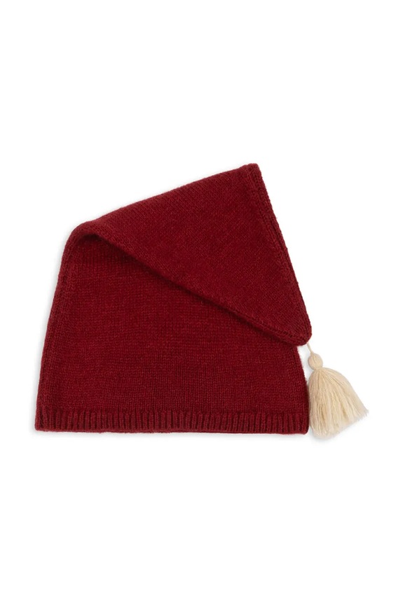 Παιδικό μάλλινο σκουφάκι Konges Sløjd CHRISTMAS KNIT HAT μεσαίου πάχους κόκκινο KS104259.9BYA