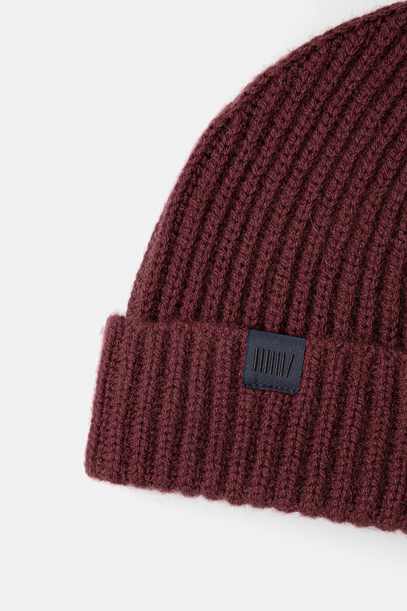 Accesorii BOSS căciulă de lână BECKHAM X BOSS 50552850 burgundia