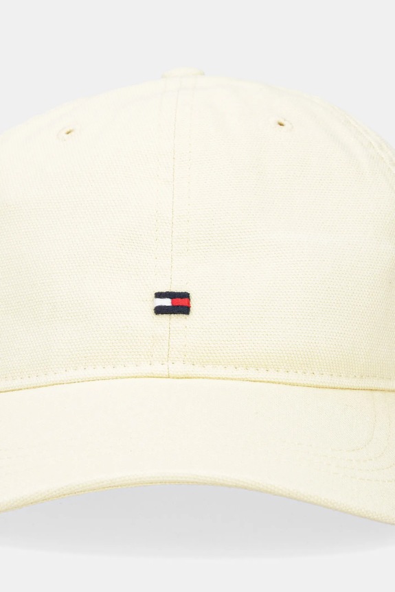 Βαμβακερό καπέλο του μπέιζμπολ Tommy Hilfiger AM0AM13426 κίτρινο AW25