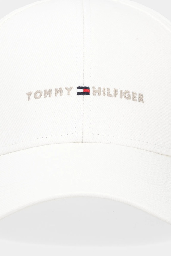 Tommy Hilfiger berretto da baseball in cotone AM0AM13431 beige AW25