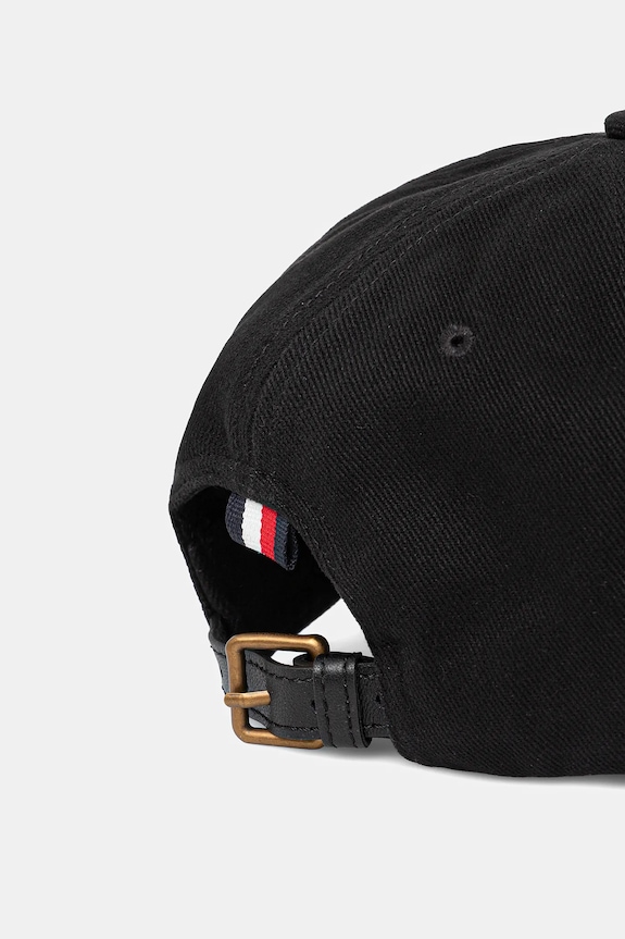 Accessori Tommy Hilfiger berretto da baseball in cotone AM0AM13562 nero
