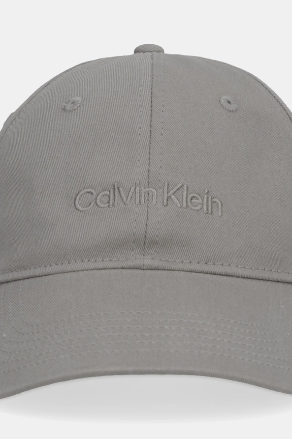 Calvin Klein baseball sapka férfi pamut LV04D5003G szürke SS26
