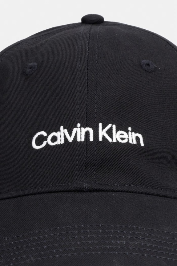Calvin Klein czapka bejsbolówka męska bawełniana LV04D5003G czarny SS26