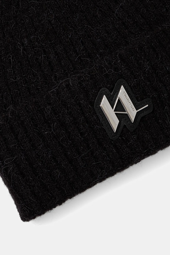 Čiapka Karl Lagerfeld K/MONOGRAM A3M33075 čierna AW25