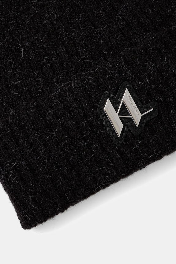 Čiapka Karl Lagerfeld K/MONOGRAM A3M33075 čierna AW25