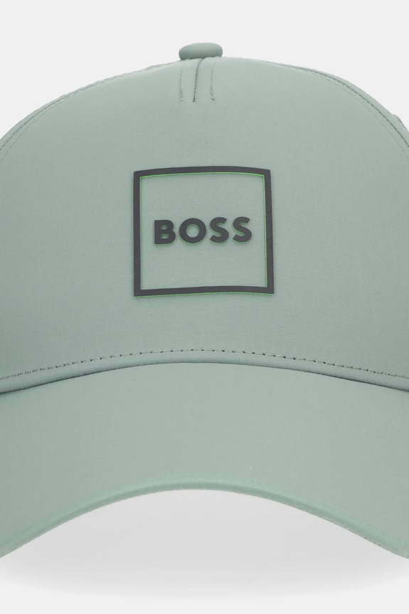 BOSS Green czapka z daszkiem męska Pyer 50544406 zielony SS26