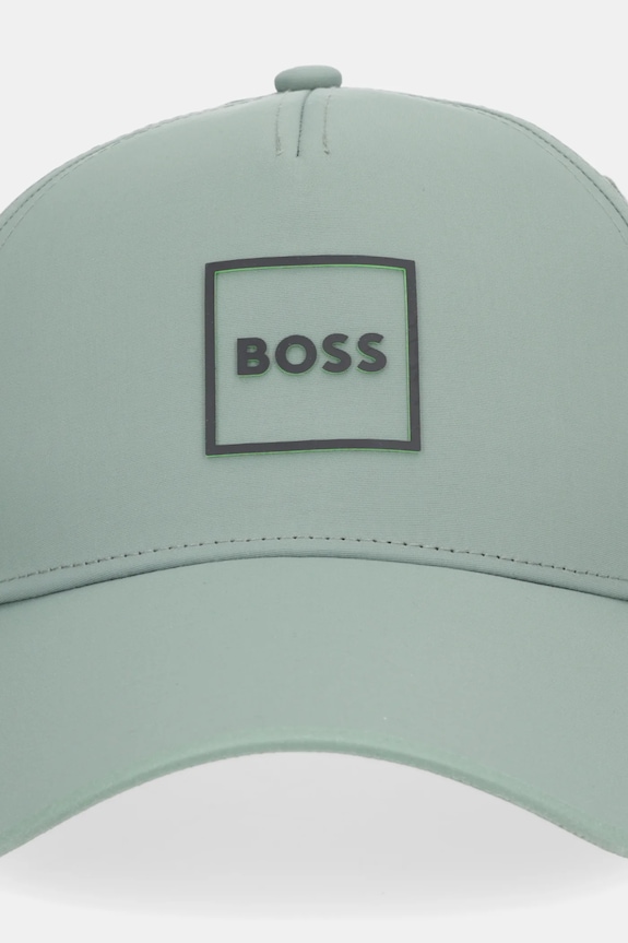 BOSS Green czapka z daszkiem męska Pyer 50544406 zielony SS26