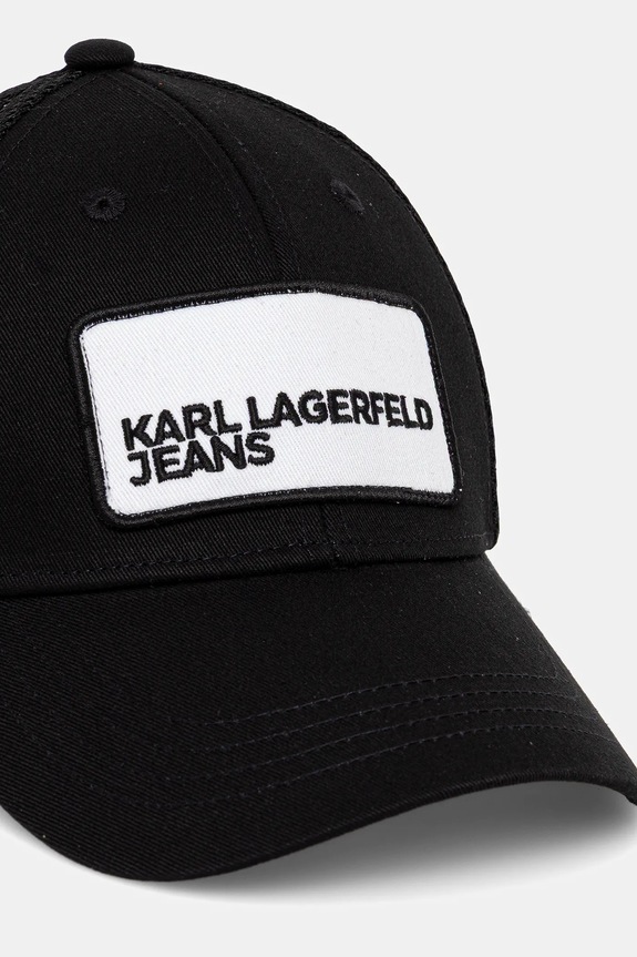 Karl Lagerfeld Jeans czapka z daszkiem A2M33089 czarny AA00