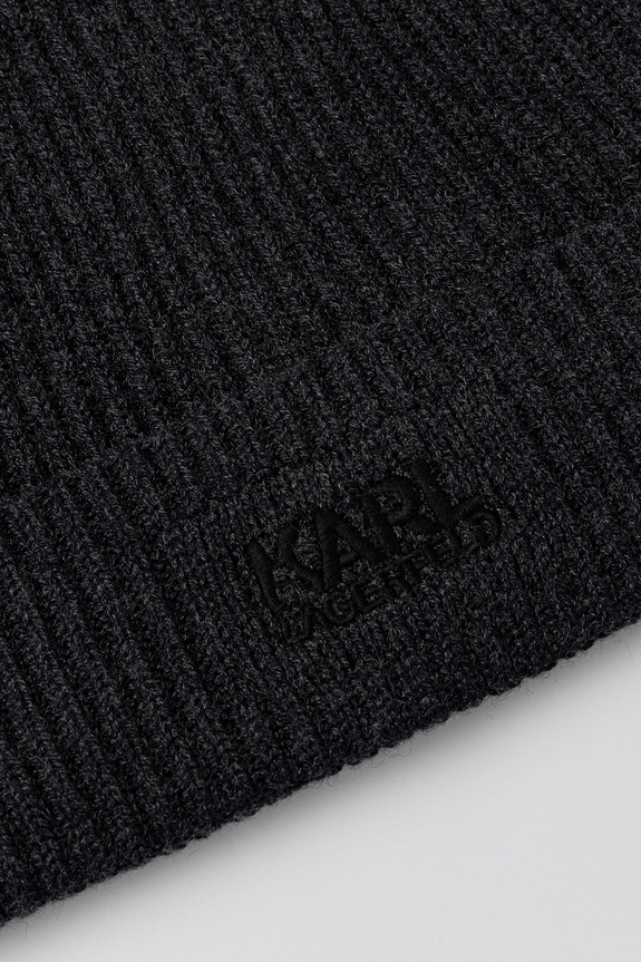 Αξεσουάρ Σκουφάκι με προσθήκη μαλλιού Karl Lagerfeld 554305.805601 γκρί