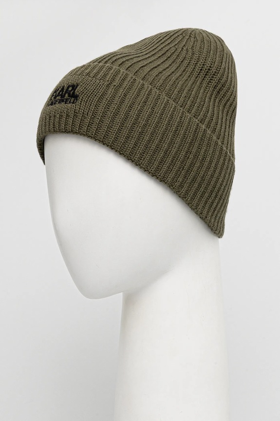 Σκουφάκι με προσθήκη μαλλιού Karl Lagerfeld 554305.805601 πράσινο AW25