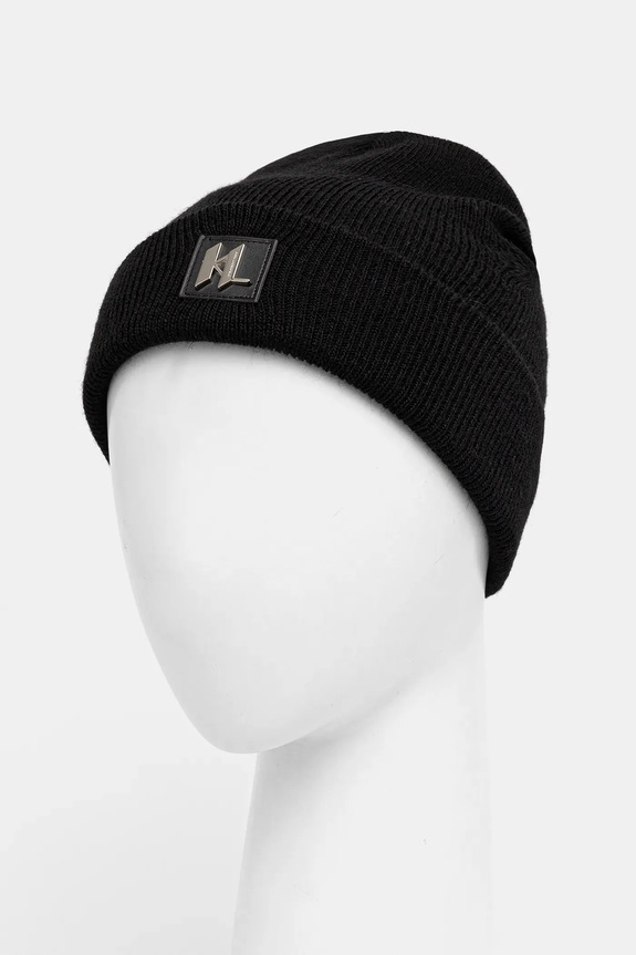 Čepice s vlnou Karl Lagerfeld 554321.805601 černá AW25