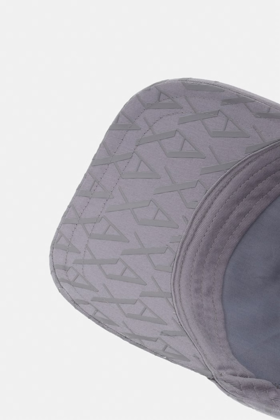 Armani Exchange baseball cap męski bawełniany szary 954229.CC813