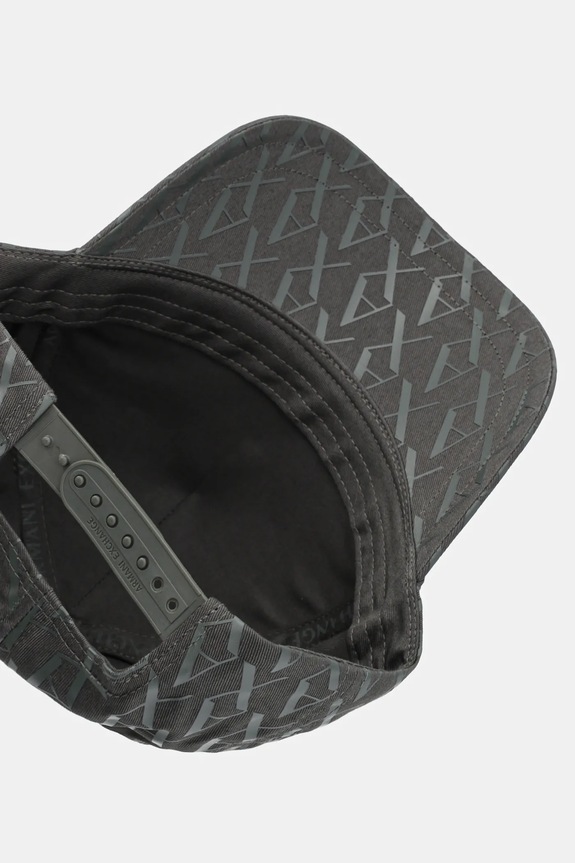 Armani Exchange baseball cap męska bawełniana zielony 954229.CC813