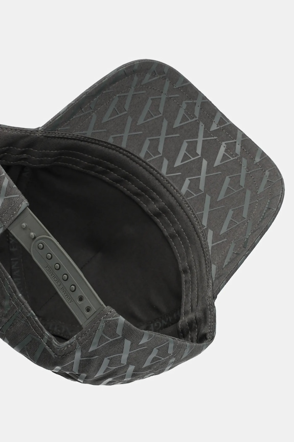 Armani Exchange baseball cap męska bawełniana zielony 954229.CC813