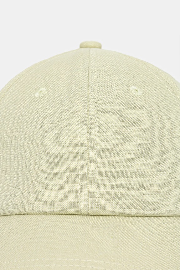 Frescobol Carioca șapcă de in 2476.432 verde AW25