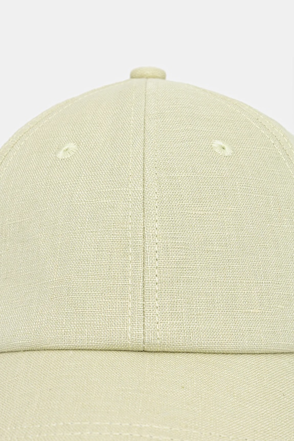 Frescobol Carioca șapcă de in 2476.432 verde AW25