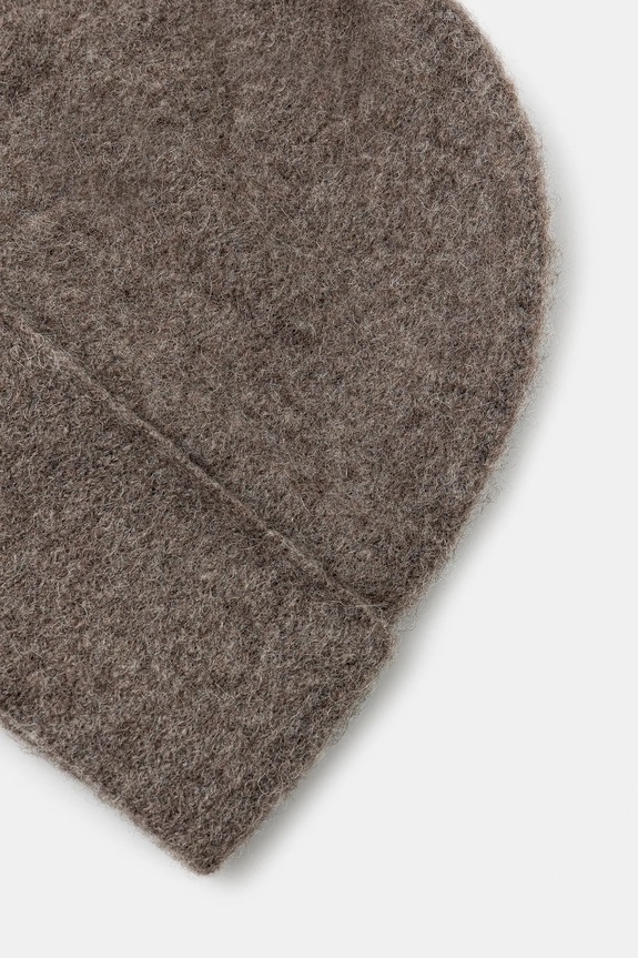 Αξεσουάρ Σκουφάκι με προσθήκη μαλλιού Represent Textured Knit Beanie MLM100391 καφέ