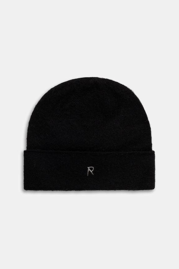 Represent pălărie din amestec de lână Textured Knit Beanie grosime medie negru MLM100391