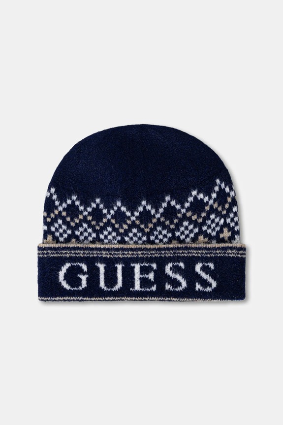 Аксесуари Шапка і шарф з додаванням вовни Guess M5BZ44.Z4142 темно-синій