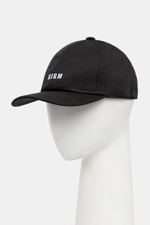 MSGM șapcă de baseball din bumbac bumbac negru 3940ML02.257580