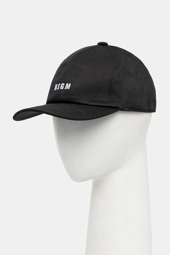 MSGM șapcă de baseball din bumbac bumbac negru 3940ML02.257580
