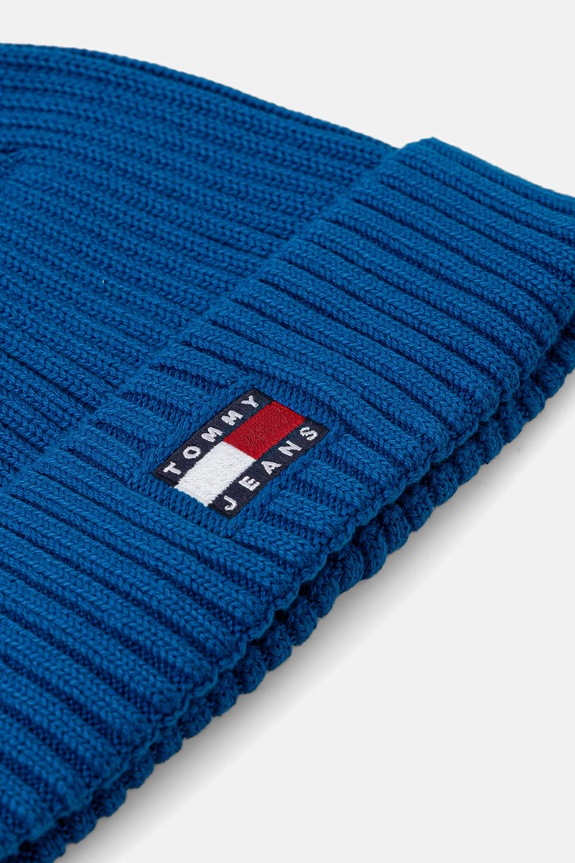 Βαμβακερό σκουφάκι Tommy Jeans AM0AM13669 μπλε AW25