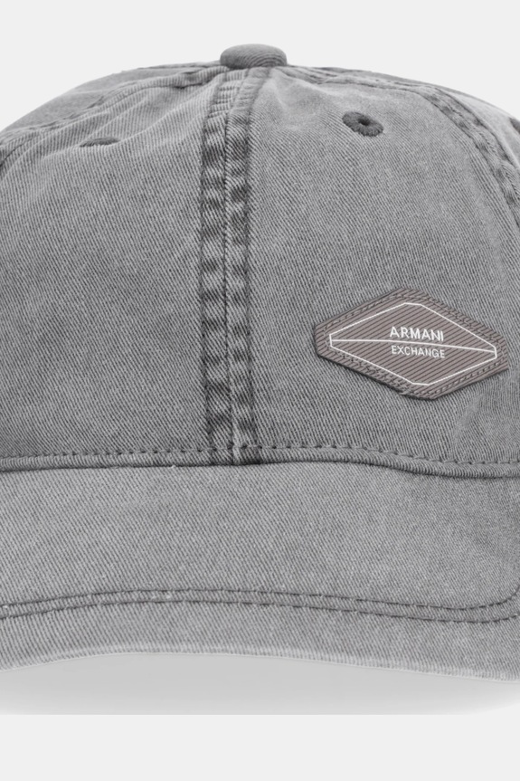 Pamučna kapa sa šiltom Armani Exchange XM001521.AF15502 siva AW25