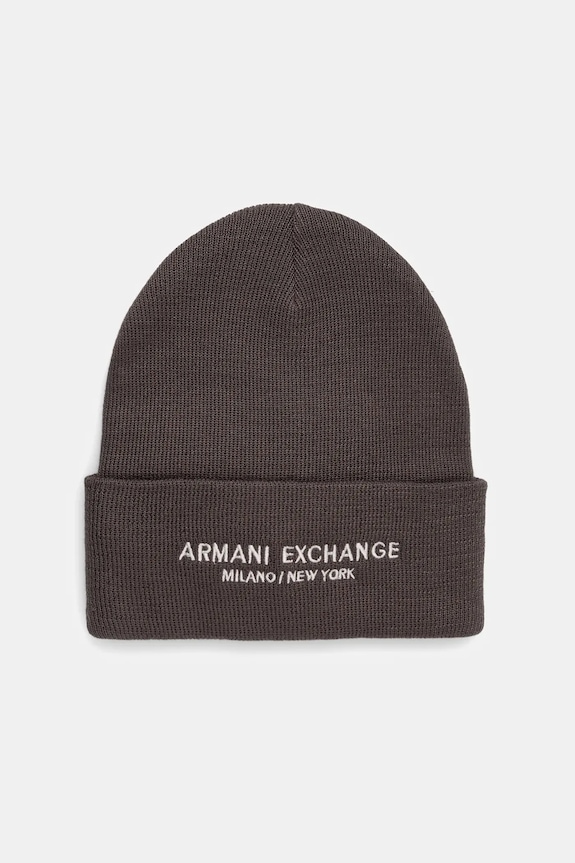 Шапка Armani Exchange средно дебел сив XM001637.AF16950