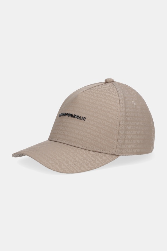 Emporio Armani czapka z daszkiem pozostałe brązowy EM003741.AF15384