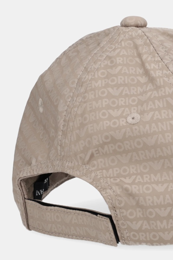 Akcesoria Emporio Armani czapka z daszkiem EM003741.AF15384 brązowy