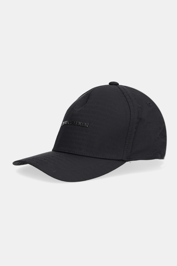 Kapa sa šiltom Emporio Armani sitni uzorak crna EM003741.AF15384