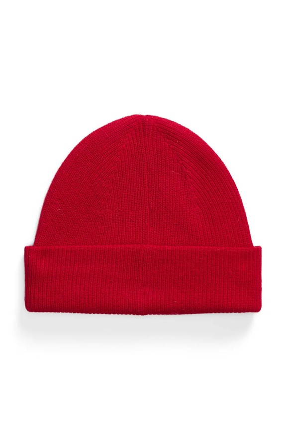 Polo Ralph Lauren czapka kaszmirowa 710920660 brązowy AW25