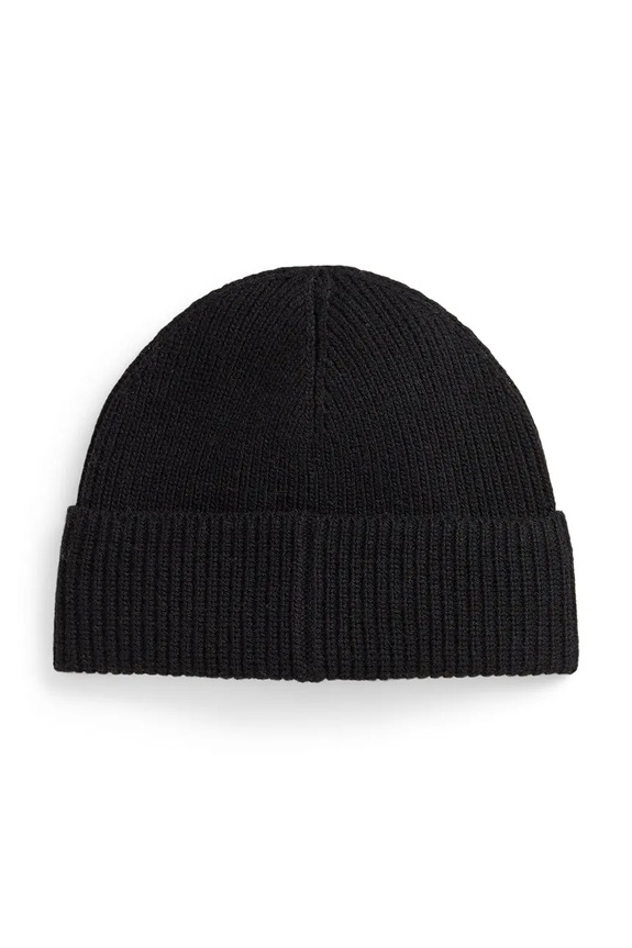 Čepice s příměsí vlny Polo Ralph Lauren 449P02041 černá AW25