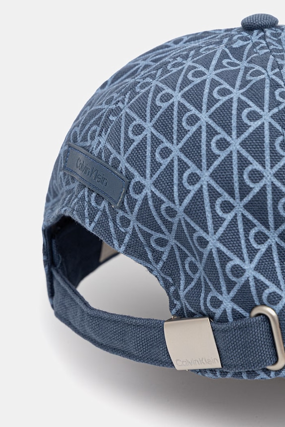 Akcesoria Calvin Klein czapka baseballowa męska jeansowa LV04D5029G niebieski