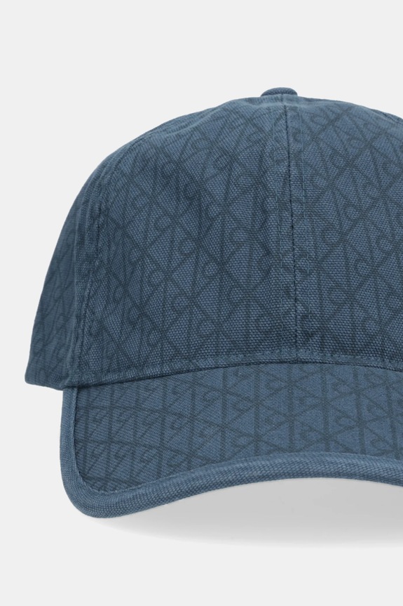 Calvin Klein czapka baseballowa męska jeansowa LV04D5029G turkusowy SS26