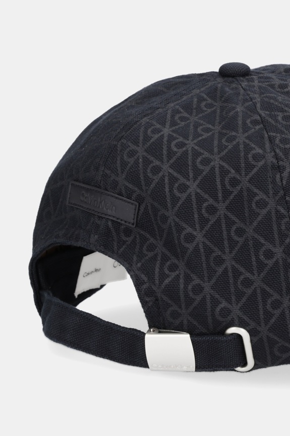 Akcesoria Calvin Klein czapka baseballowa męska jeansowa LV04D5029G czarny