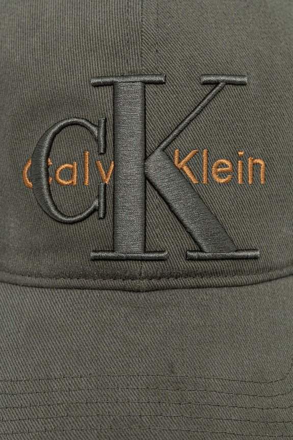 Calvin Klein pamut baseball sapka zöld LV04D5039G