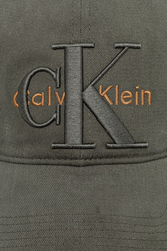Calvin Klein pamut baseball sapka zöld LV04D5039G