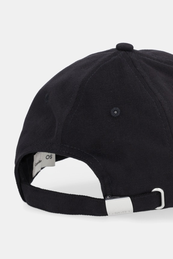Akcesoria Calvin Klein czapka z daszkiem bawełniana LV04D5039G czarny